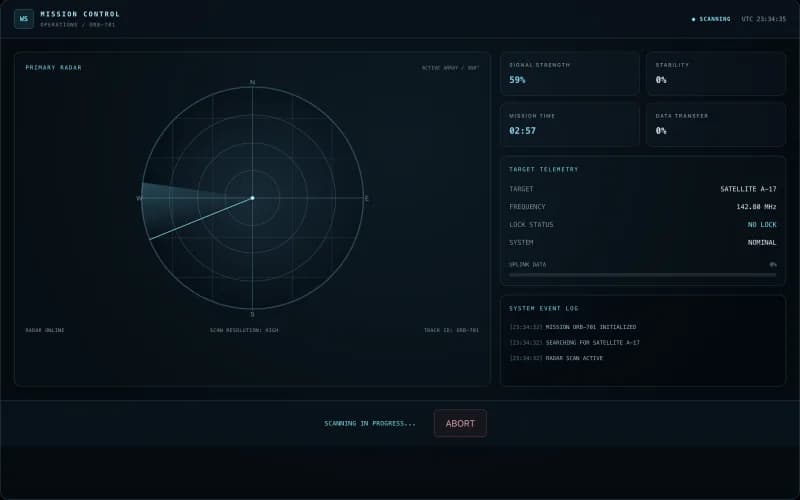 Mission Control Simulator simulator preview